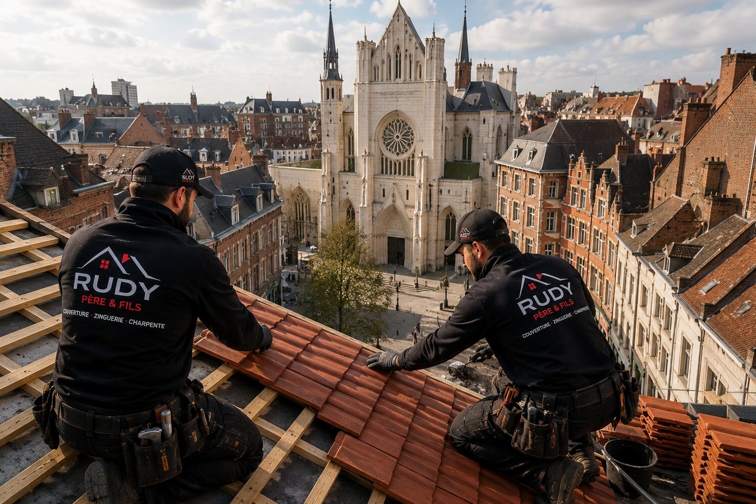 Artisan couvreur en intervention dans le Pas-de-Calais (62) — toiture, zinguerie et façade