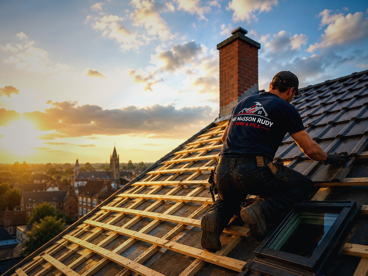 Photo professionnelle illustrant le service Couvreur à Lille et dans les Hauts-de-France